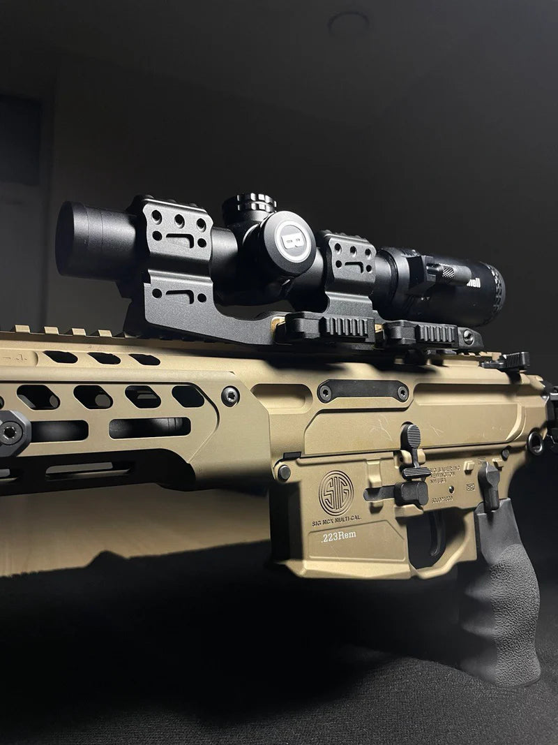 34mm montage de lunette déporté | base QD Ergo rail Picatinny