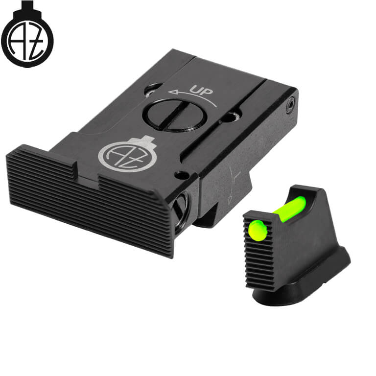CZ 75B, CZ P-01, CZ 75 SP-01 organes de visée réglables avec fibre optique | type A