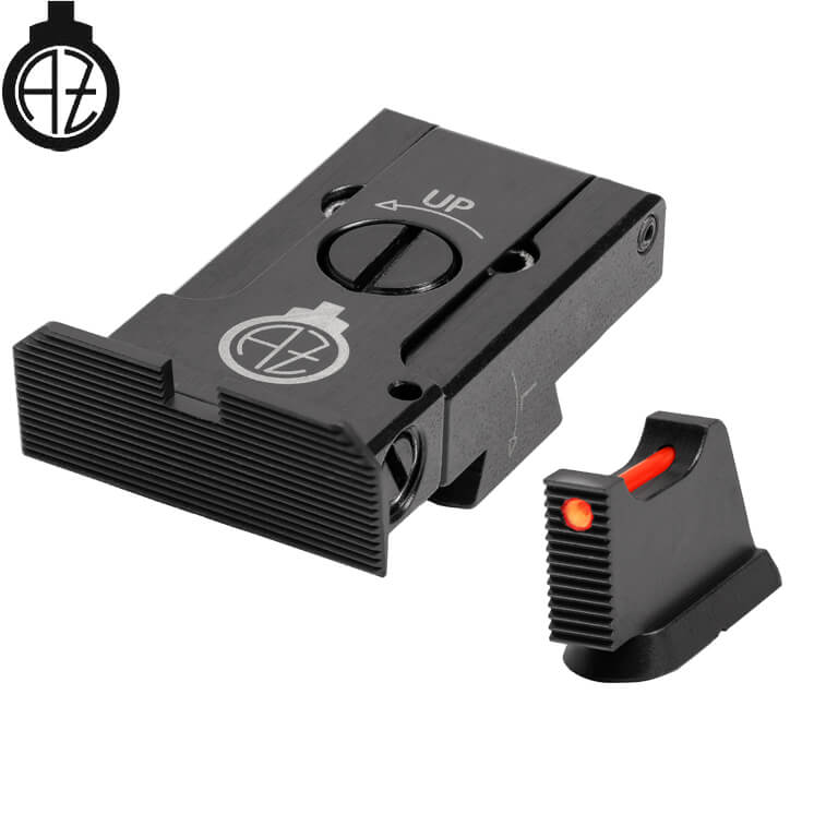 CZ 75B, CZ P-01, CZ 75 SP-01 organes de visée réglables avec fibre optique | type A