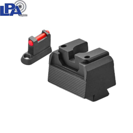 CZ P-10 Optics Ready semi-adjustable sight set | with fiber optics type A LPA