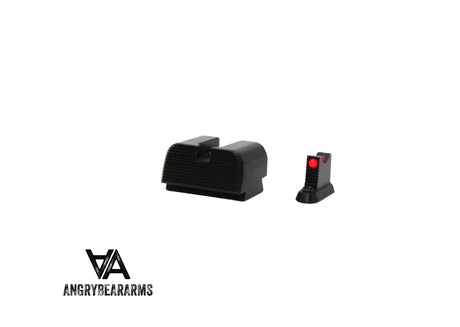 CZ P-10 Optics Ready tall sport sights with fiber optics