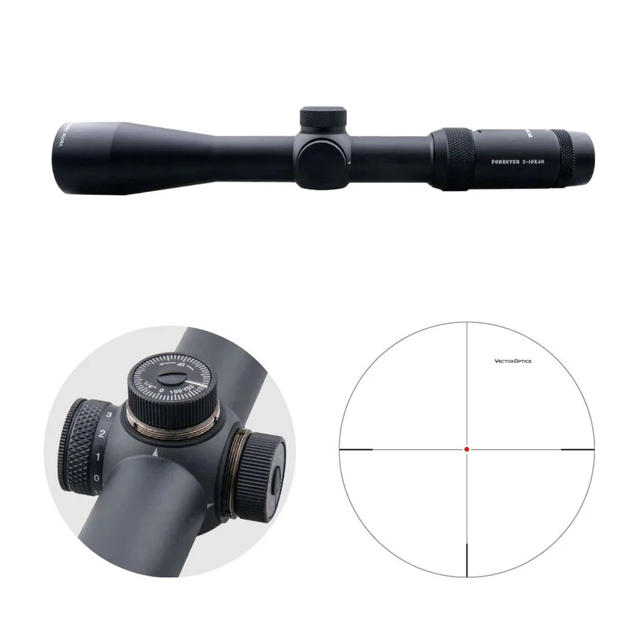 Vector Optics Forester 2-10x40SFP lunette de visée pour carabine