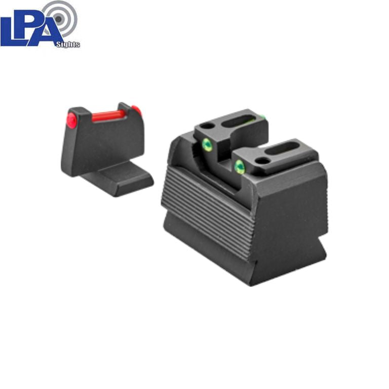 HK VP9 OR & HS SFP9 OR semi-adjustable sight set | with fiber optics type B LPA