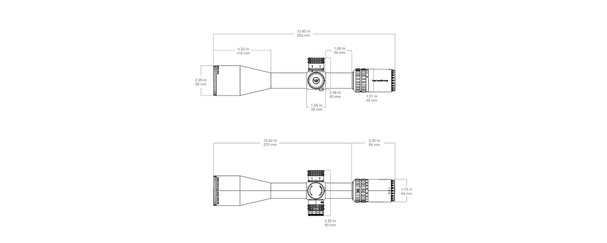 Vector Optics Orion Pro Max 6-24x50 MIL HD FFP lunette de tir