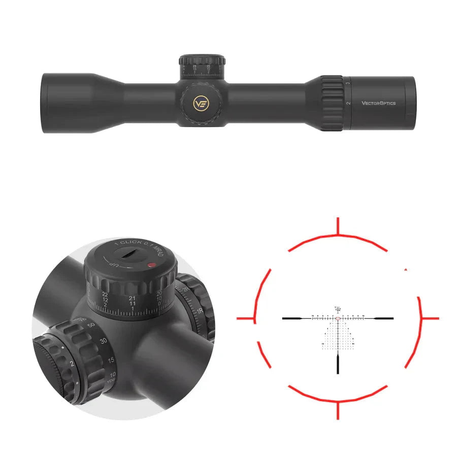 Vector Optics Continental x6 2-12x44 RAR lunette de visée Vector Optics