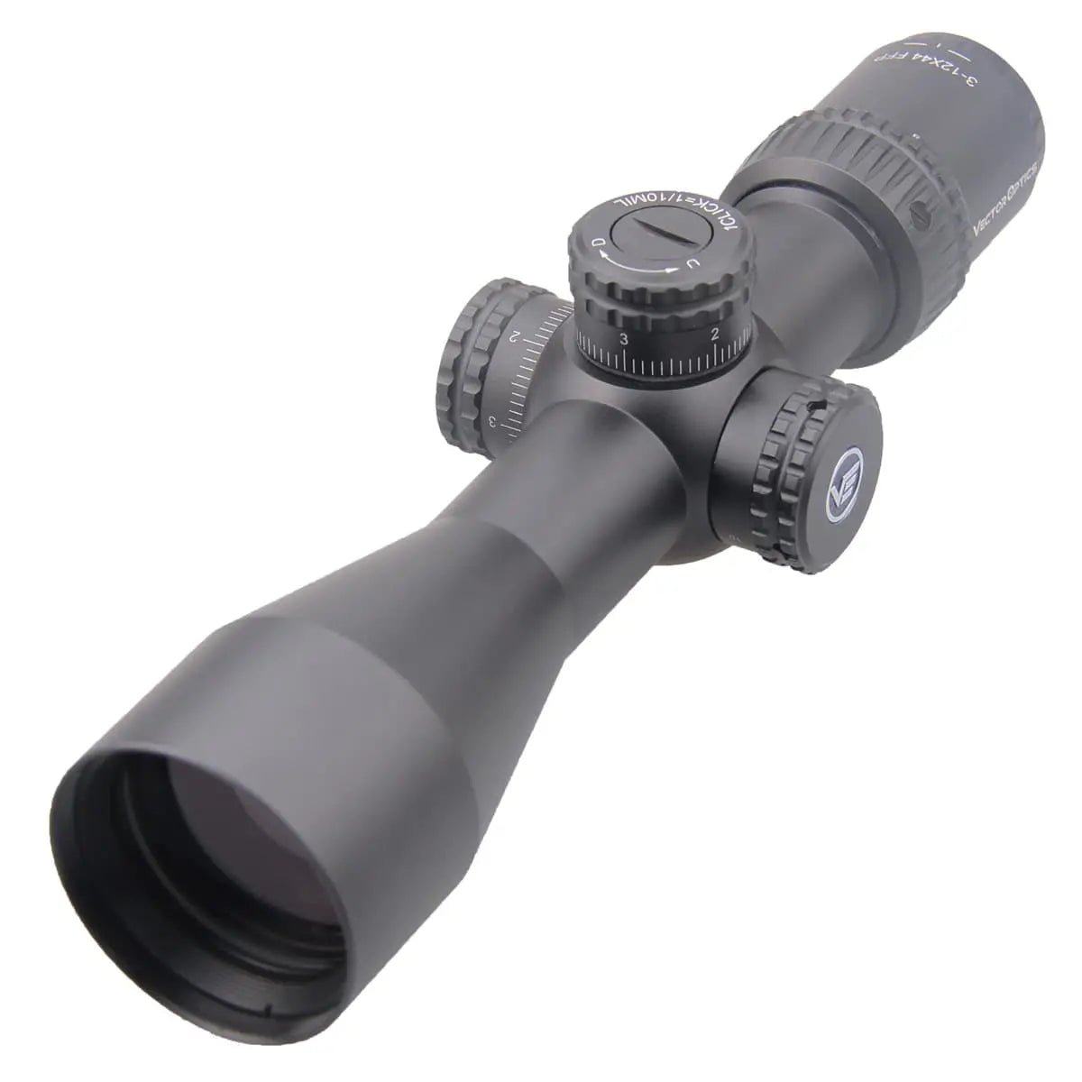 Vector Optics Veyron 3-12x44 FFP lunette de visée compacte pour carabine