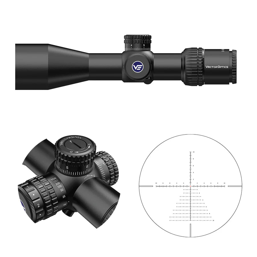 Vector Optics Veyron 3-12x44IR SFP lunette de visée compacte pour carabine