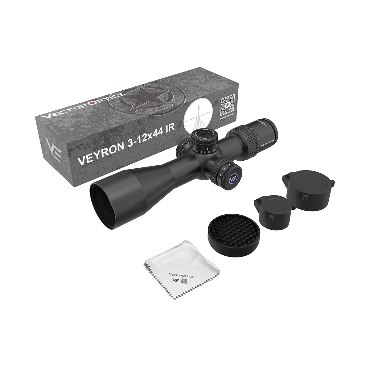 Vector Optics Veyron 3-12x44IR SFP lunette de visée compacte pour carabine