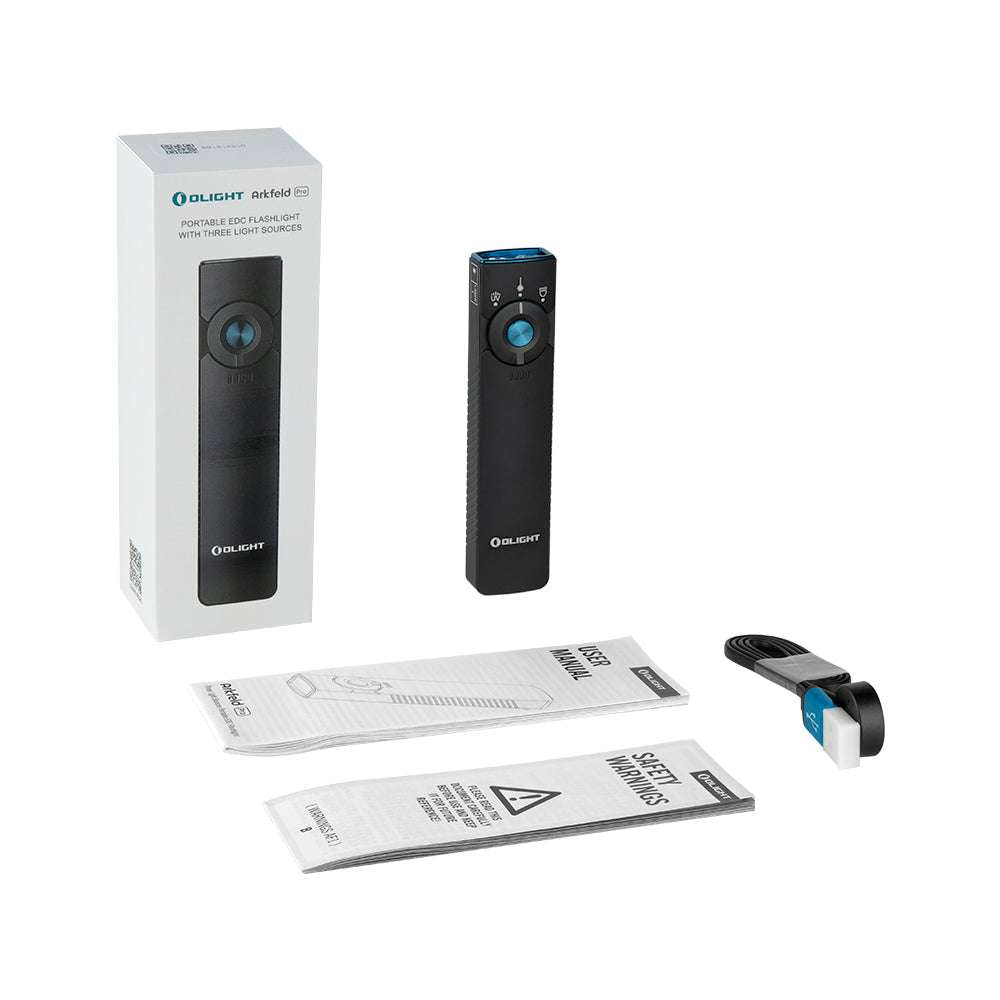 Olight Arkfeld Pro | lampe EDC plate 3-en-1 | 1.300 lm
