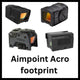 Viseurs point rouge avec empreinte Aimpoint Acro