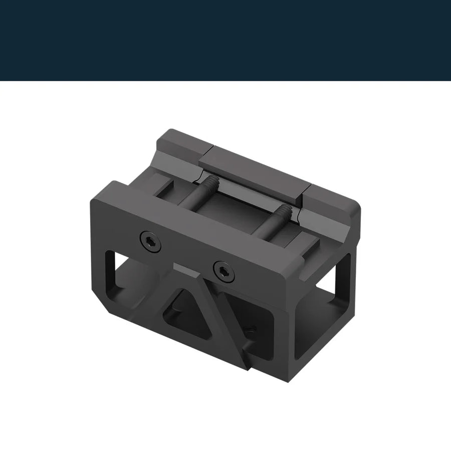 Picatinny montage point rouge avec rehausseur [32 mm] | C-More RTS empreinte 