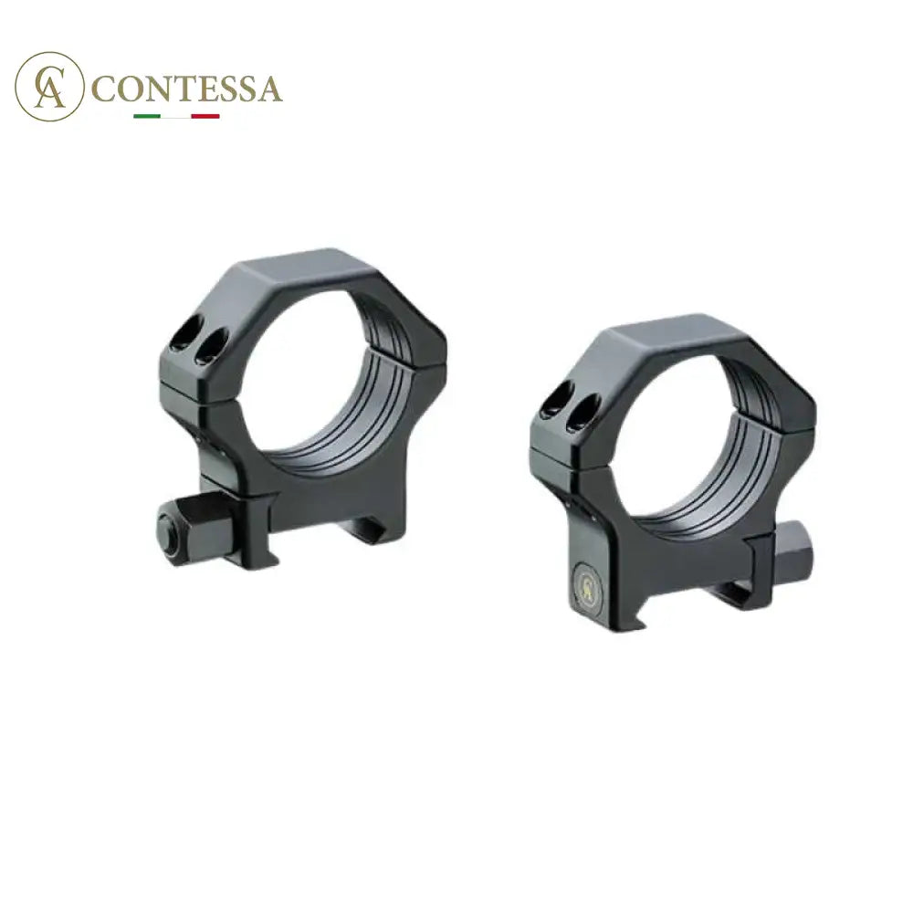 Anneaux de lunette 1’’ | base Picatinny avec écrou à vis - Bas [8mm]