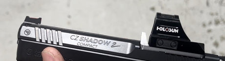 CZ Shadow 2 plaque adaptatrice avec hausse avancée intégrée | Trijicon RMR empreinte