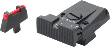 1911 [LPA Cut] adjustable sights | fiber optic