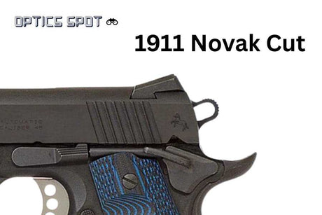 1911 [Novak Cut] hausse réglable | avec fibre optique