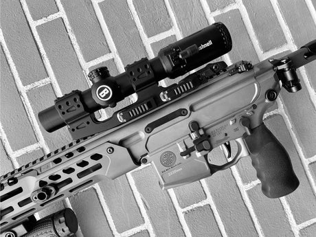 montage de lunette 34mm cantilever | base Ergo QD rail Picatinny - Medium