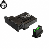 Walther PDP organes de visée bas réglables avec fibre optique | type