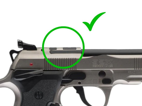 Beretta [92X 92XI 92 GTS 92X RDO M9A4] Plaque adaptatrice | Trijicon RMR empreinte