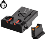 CZ 75B, CZ P-01, CZ 75 SP-01 organes de visée réglables avec fibre optique | type B Zendl