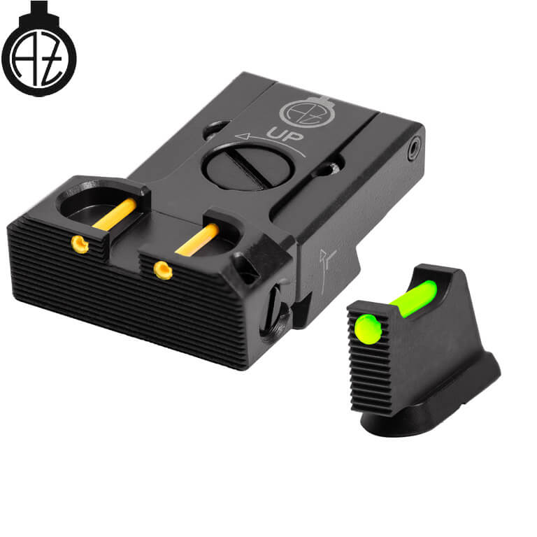 CZ 75B, CZ P-01, CZ 75 SP-01 organes de visée réglables avec fibre optique | type B Zendl