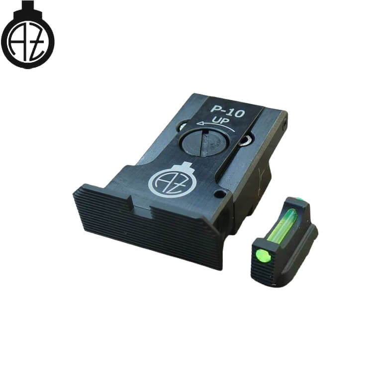CZ P-10 réglable organes de visée avec fibres optiques | type A 