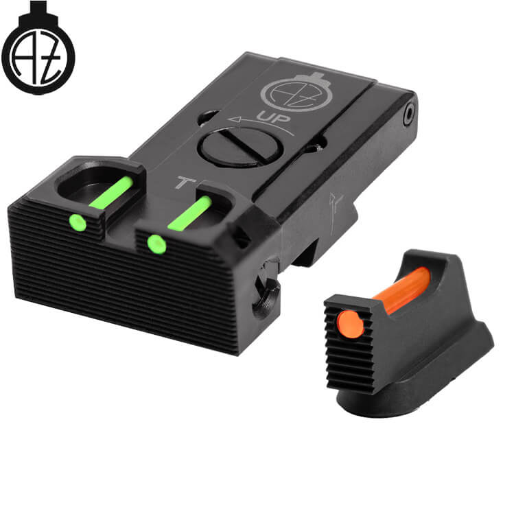 CZ TS 2, CZ TS 1 & CZ Shadow 2 organes de visée réglables Target avec fibre optique | type B 
