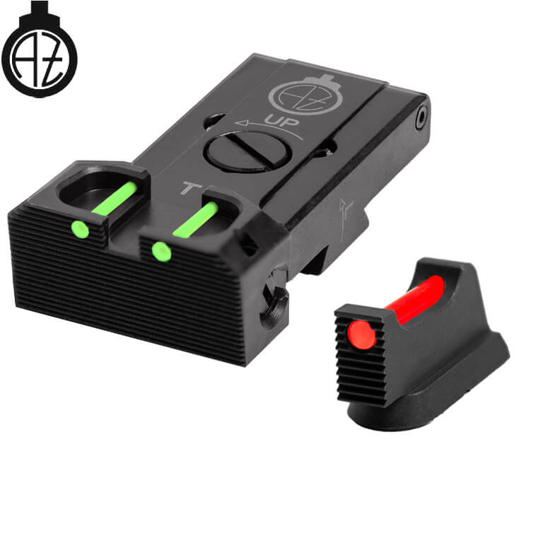 CZ TS 2, CZ TS 1 & CZ Shadow 2 organes de visée réglables Target avec fibre optique | type B 