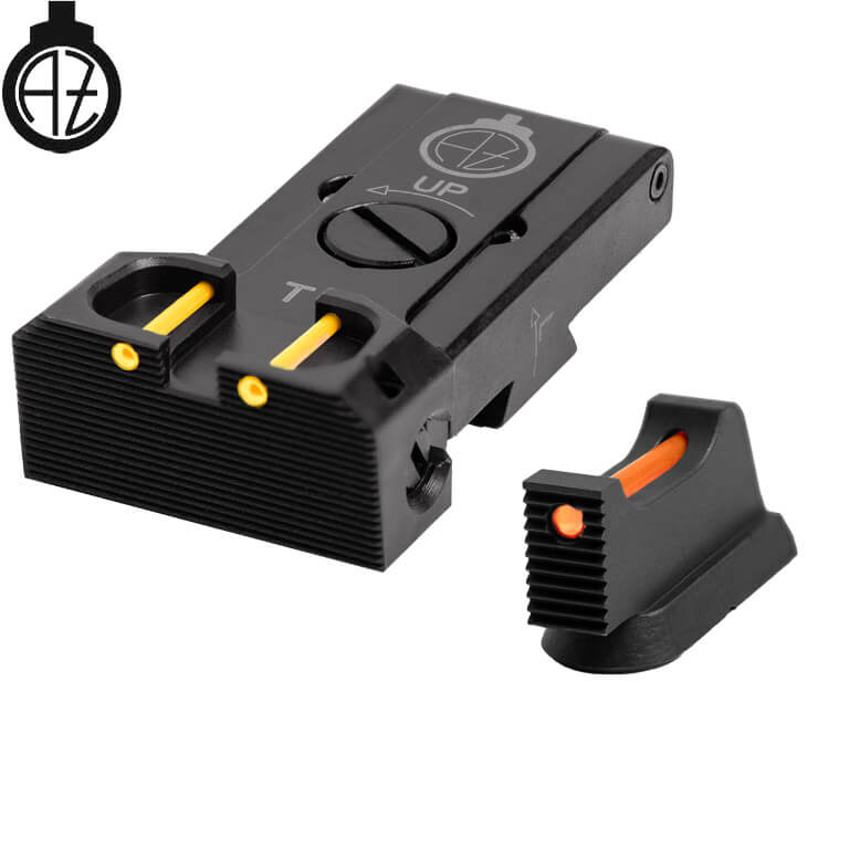 CZ TS 2, CZ TS 1 & CZ Shadow 2 organes de visée réglables Target avec fibre optique | type B 