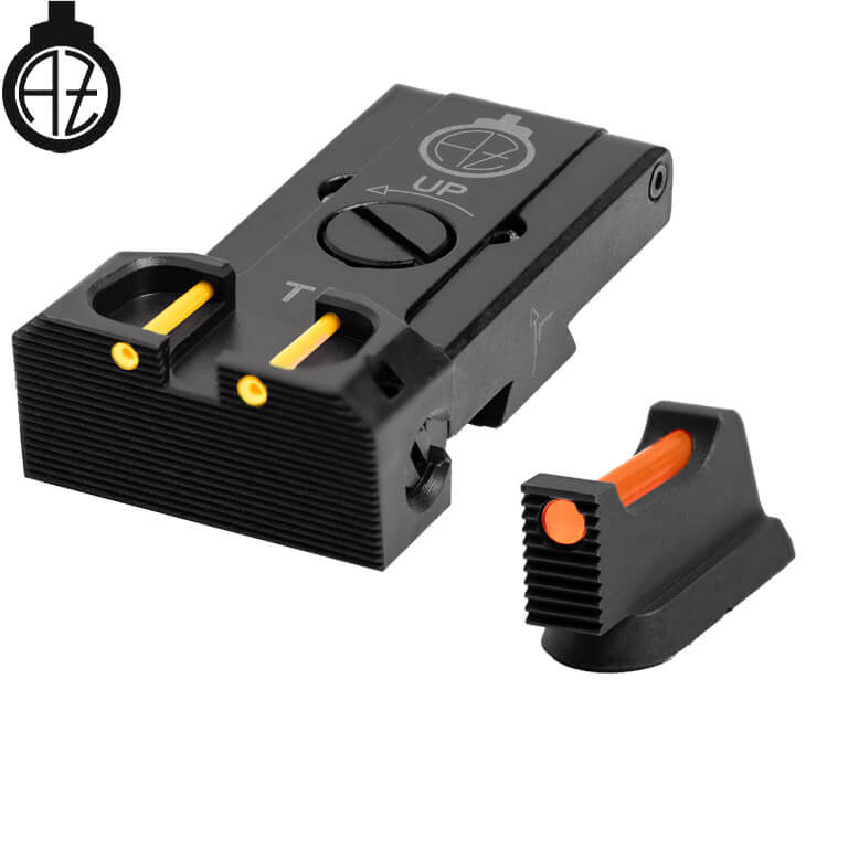 CZ TS 2, CZ TS 1 & CZ Shadow 2 organes de visée réglables Target avec fibre optique | type B 