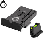 CZ 75B, CZ P-01, CZ 75 SP-01 organes de visée réglables avec fibre optique | type A
