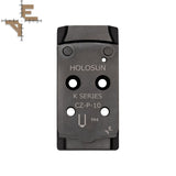 CZ P-10 plaque adaptatrice | Holosun K-series empreinte