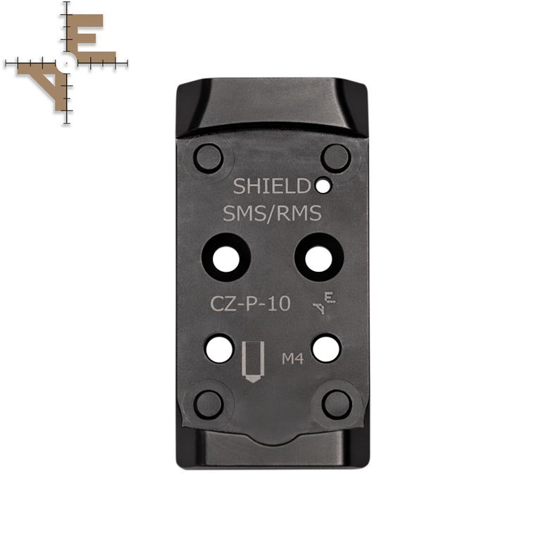 CZ P-10 plaque adaptatrice Optics Ready | Shield RMSc empreinte