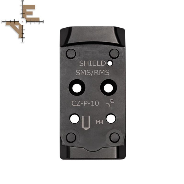 CZ P-10 plaque adaptatrice Optics Ready | Shield RMSc empreinte