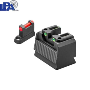 CZ P-10 plaque adaptatrice organes de visée semi-réglables | avec fibre optique