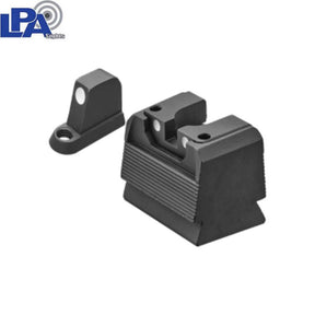 CZ P-10 Optics Ready organes de visée semi-réglables | avec points blancs