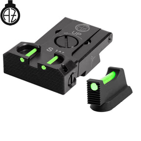 CZ Shadow 2, CZ 75 SP-01 Shadow organes de visée réglables avec fibre optique | type B