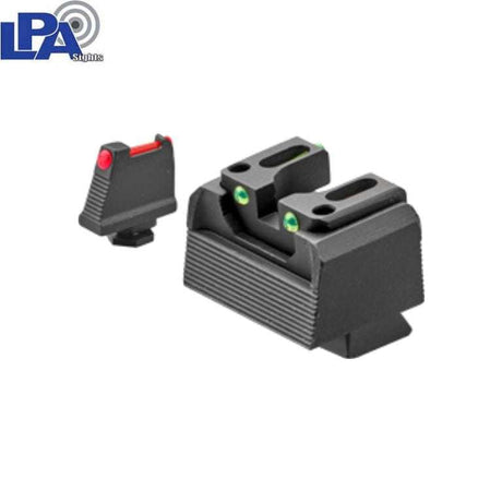 CZ Shadow 2 Carry jeu d'organes de visée hauts semi-réglables | avec fibre optique type B