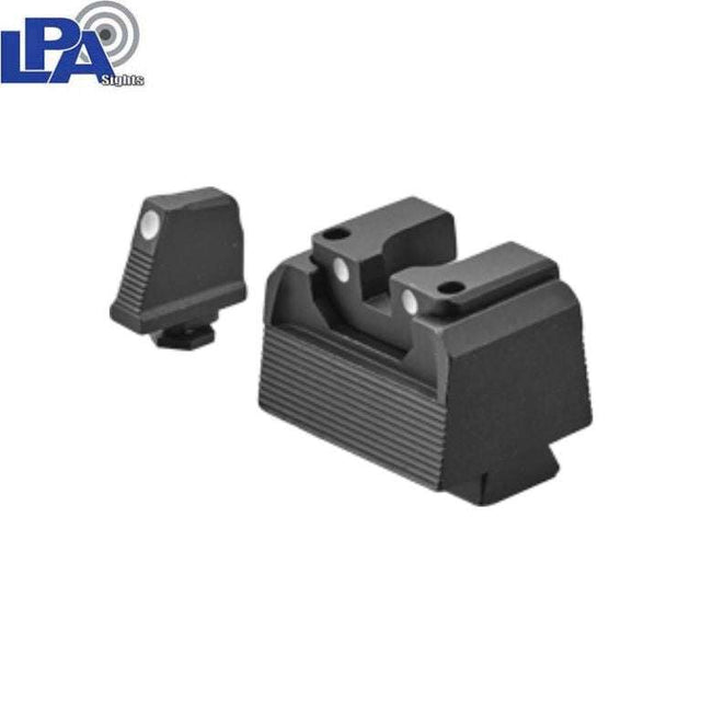 CZ Shadow 2 Carry jeu d'organes de visée hauts semi-réglables | avec points blancs