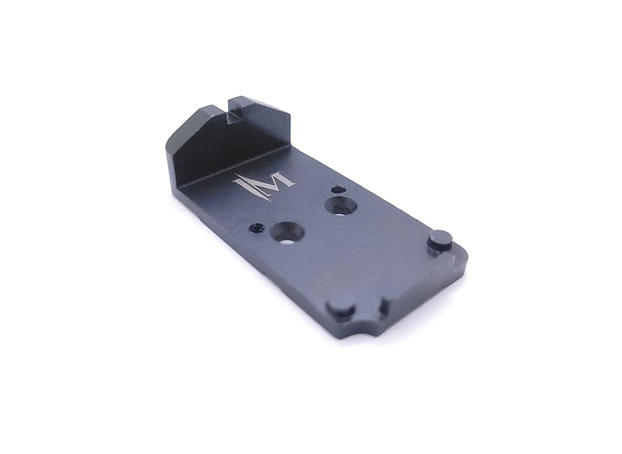 Plaque CZ Shadow 2 Optics Ready avec organes de visée | Empreinte Trijicon RMR 