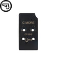 CZ Shadow 2 plaque adaptatrice Optics Ready | empreinte C-More RTS