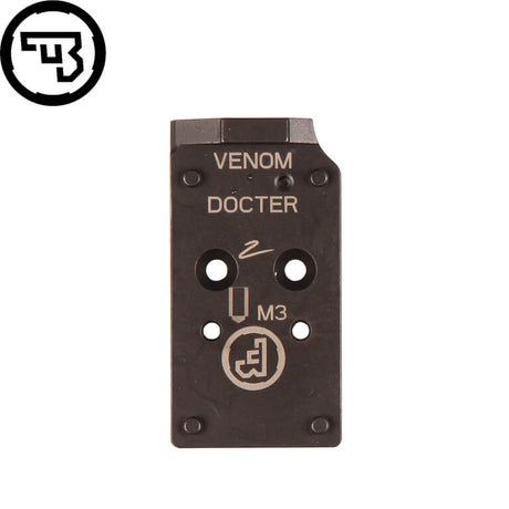 CZ Shadow 2 Optics Ready plaque | empreinte Docter