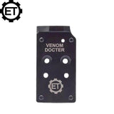 CZ Shadow 2 plaque adaptatrice | Docter empreinte
