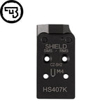 CZ Shadow 2 plaque adaptatrice | Shield RMSc & Holosun K-series empreinte