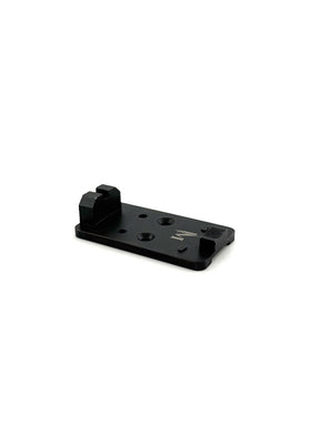 Dan Wesson DWX plaque adaptatrice with integrated hausse | Shield RMSc empreinte