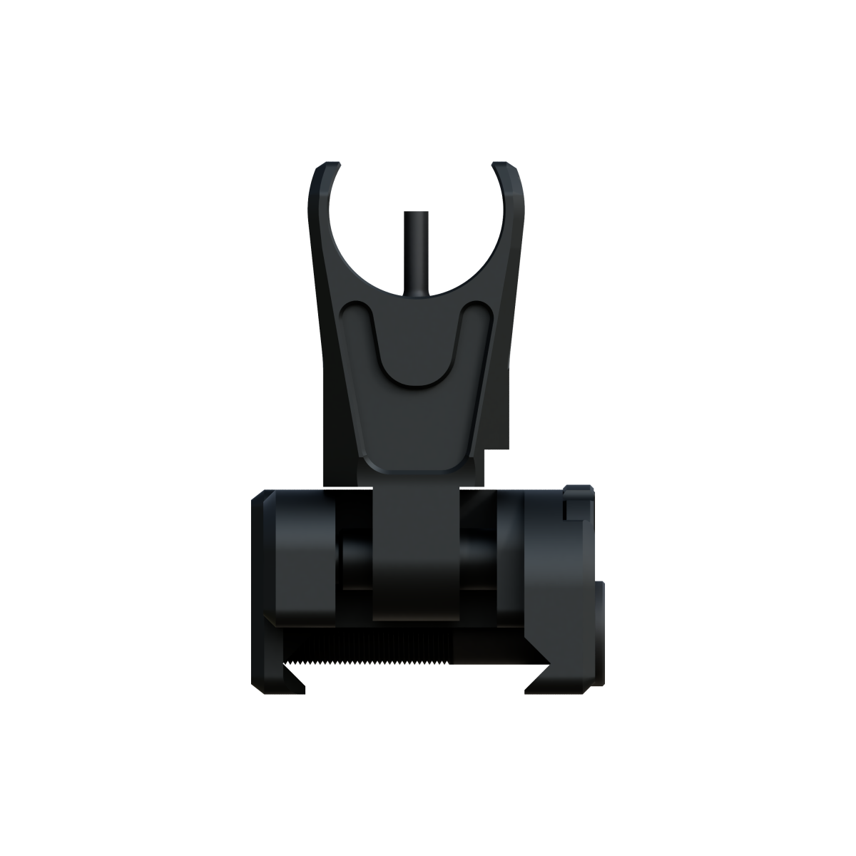 Folding semi-adjustable sights for Picatinny base [AR-15, M4 & other] | blank