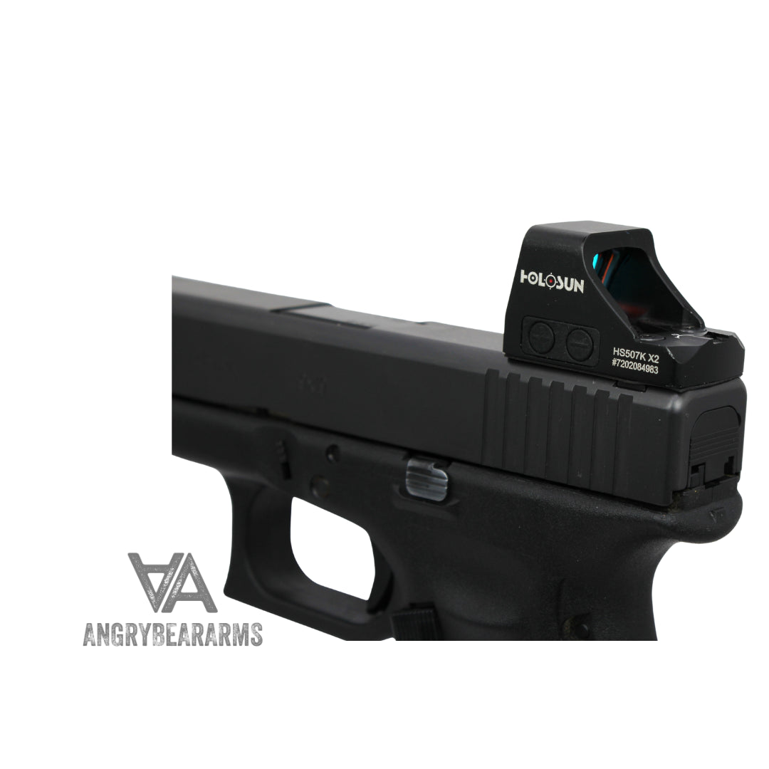 Glock [G17, G19, G26 & other] red dot mount | Holosun K-series footprint