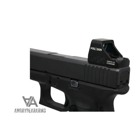 Glock [G17, G19, G26 & other] montage point rouge | Holosun K-series empreinte
