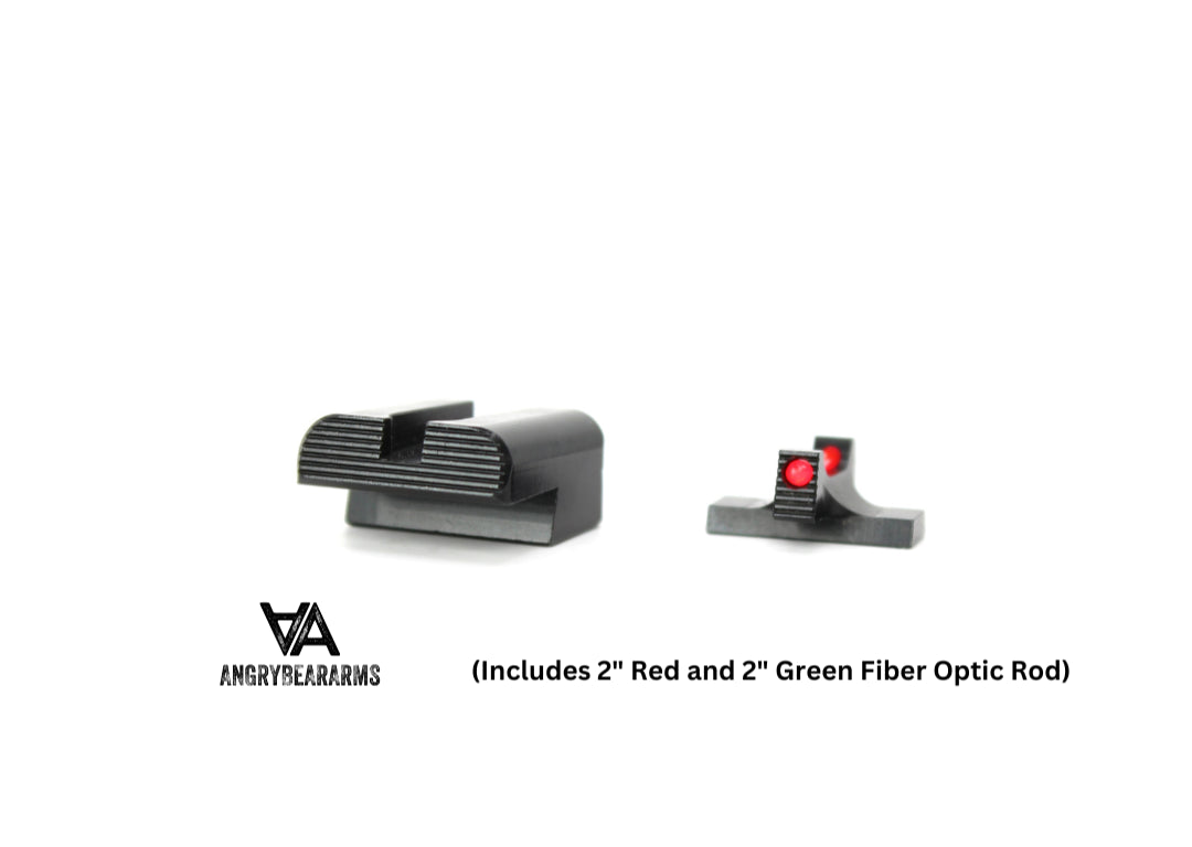 HK USP sport bas organes de visée avec fibres optiques 