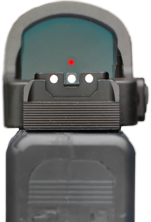 Hauts organes de visée semi-réglables pour Glock MOS [G17 MOS G19 MOS & other] | avec fibre optique