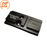 Plaque point rouge en acier pour Glock MOS | Aimpoint Acro empreinte